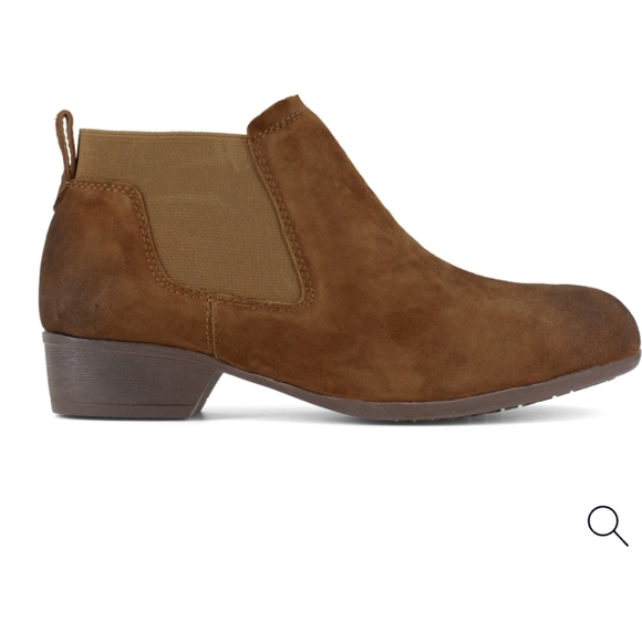 Rockport Works Junction View Women's Brown Twin Gore Slip-On Boot NWOB Size 10M - Picture 3 of 10